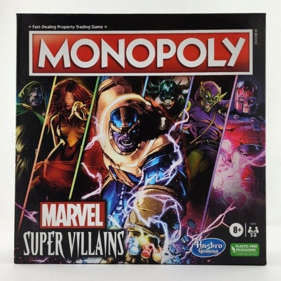 Hasbro Monopoly Marvel Super Villains  Board Strategy Game 8+ Yrs - Picture 4 of 15